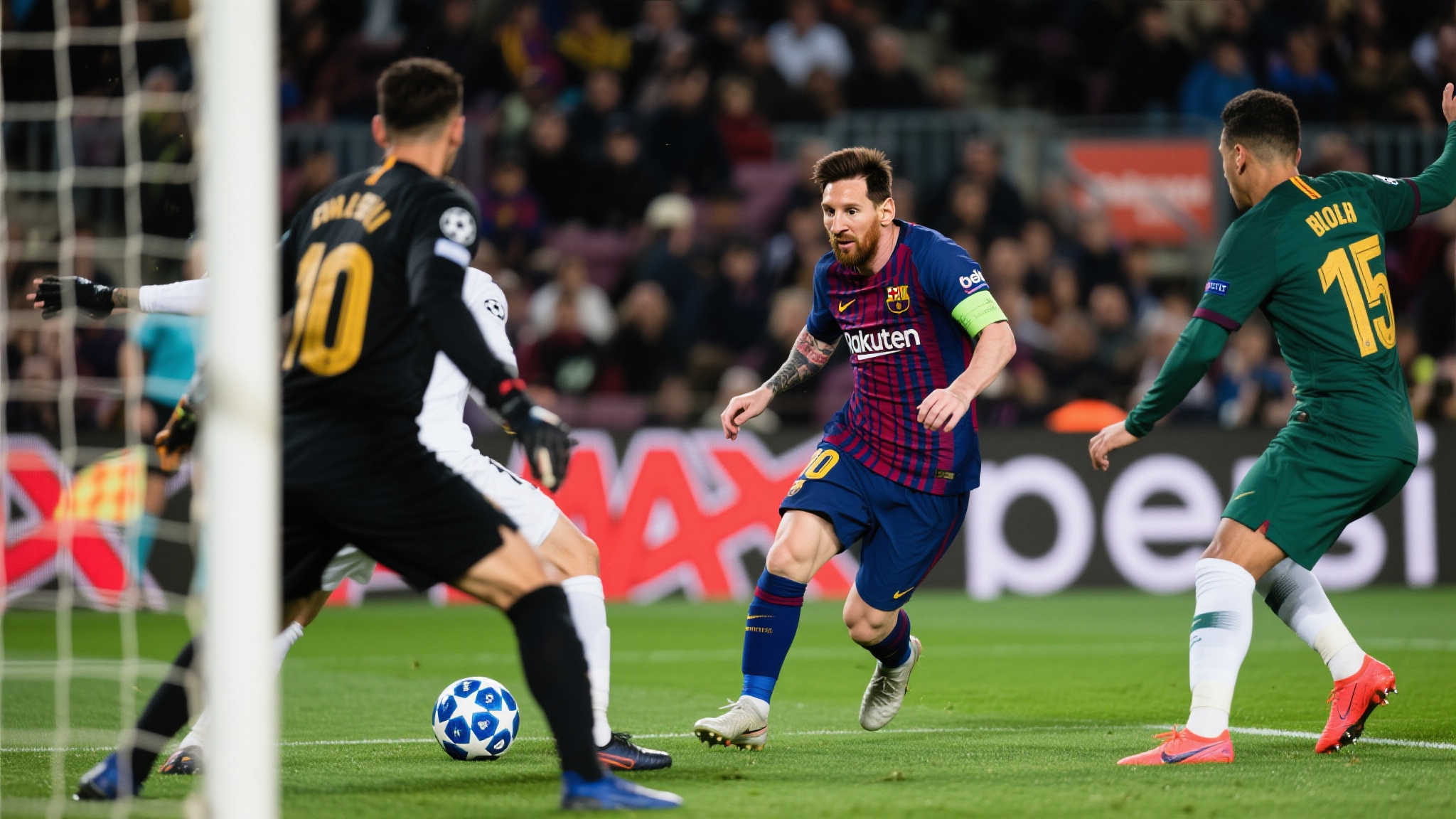 意识超凡、效率制胜
梅西在比赛中往往不是单纯依靠